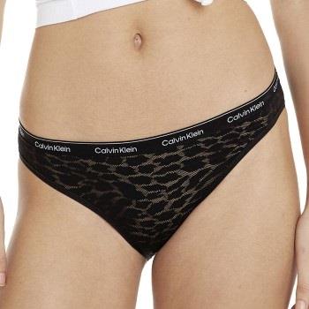 Calvin Klein Truser 3P Modern Lace Bikini Svart polyamid Small Dame