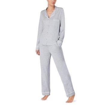DKNY New Signature Pyjama Set Grå Medium Dame