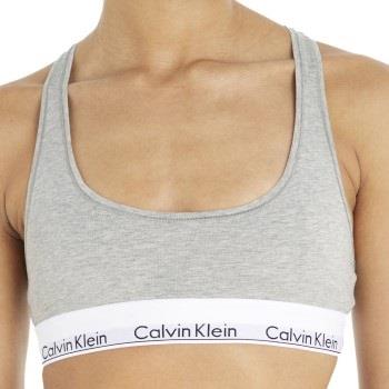 Calvin Klein BH Modern Cotton Bralette Gråmelerad X-Large Dame