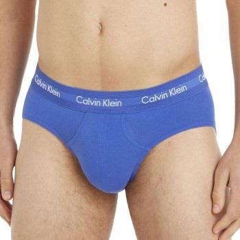 Calvin Klein 3P Cotton Stretch Hip Brief Mørkblå bomull Large Herre