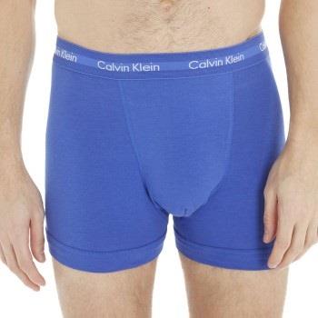 Calvin Klein 6P Cotton Stretch Trunks Marine/Blå bomull Large Herre