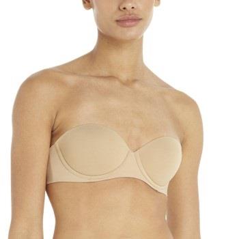 Calvin Klein BH Strapless Bra Beige B 75 Dame