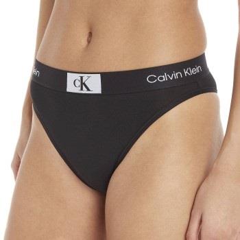 Calvin Klein Truser CK96 High Waisted Brazilian Briefs Svart bomull Sm...