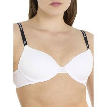 Calvin Klein BH CK96 T-Shirt Bra Hvit bomull B 85 Dame