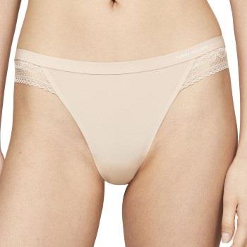 Tommy Hilfiger Truser Lace Trim Logo Thong Hud Small Dame