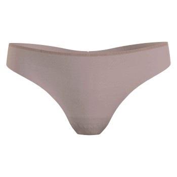Tommy Hilfiger Truser Essential Invisible Thong Beige Large Dame