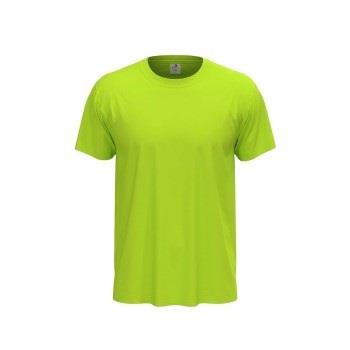 Stedman Classic Men T-shirt Limegrønn bomull Small Herre