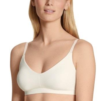 Calida BH Natural Skin Bralette Hvit Medium Dame