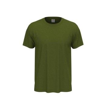Stedman Classic Men T-shirt Militærgrønn bomull Small Herre