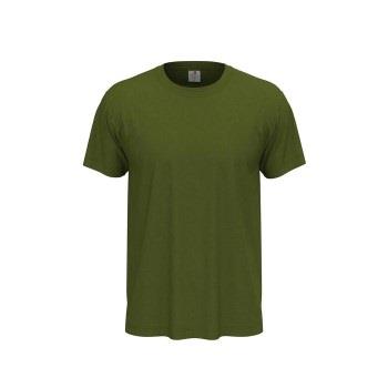 Stedman Classic Men T-shirt Militærgrønn bomull Large Herre