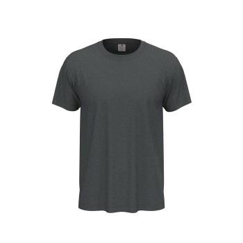 Stedman Classic Men T-shirt Mørkgrå  bomull Small Herre