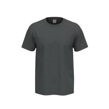 Stedman Comfort Men T-shirt Grå bomull Small Herre