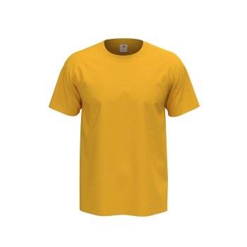 Stedman Comfort Men T-shirt Sennepsgul bomull Medium Herre