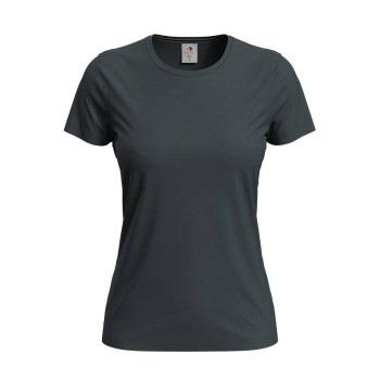 Stedman Classic Women T-shirt Antracit bomull Small Dame