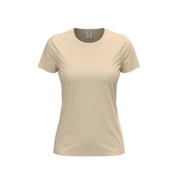 Stedman 4P Classic Women T-shirt Beige bomull Large Dame