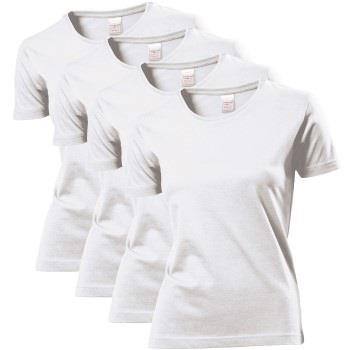 Stedman 4P Classic Women T-shirt Hvit bomull 3XL Dame