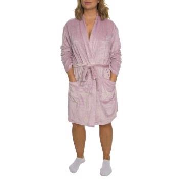 Calvin Klein Quilted Robe Rosa M/L Dame