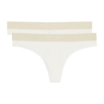 Marc O Polo Casual Thong Truser 2P Hvit bomull X-Large Dame