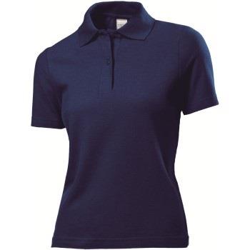 Stedman Polo Women Marine bomull X-Small Dame