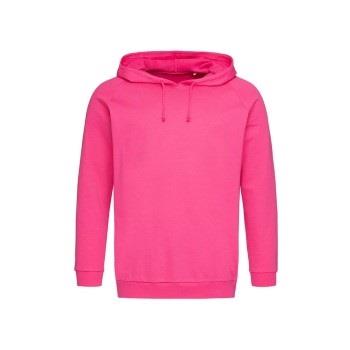 Stedman Hooded Sweatshirt Unisex Rosa bomull Small