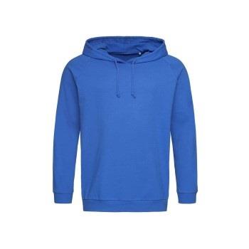 Stedman Hooded Sweatshirt Unisex Royalblå bomull Medium