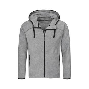 Stedman Power Fleece Jacket For Men Grå polyester XX-Large Herre