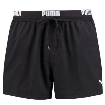Puma Badebukser Logo Short Length Swim Shorts Svart polyester Small He...