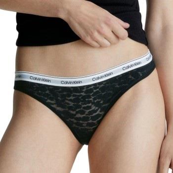 Calvin Klein Truser Lace Bikini Brief Svart polyamid X-Small Dame