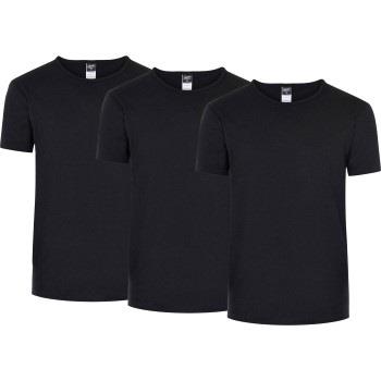 Claudio 3P Organic Cotton T-Shirt Svart økologisk bomull XX-Large Herr...