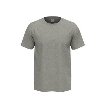 Stedman Comfort Men T-shirt Lysgrå bomull Medium Herre