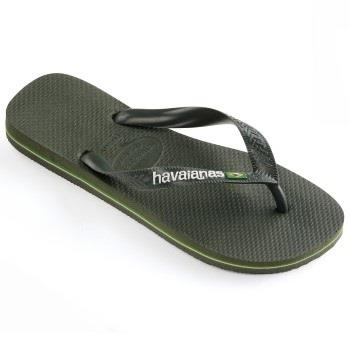 Havaianas Brasil Logo Oliven Str 39/40