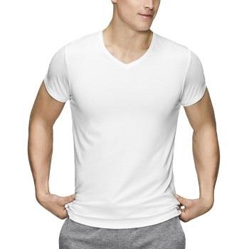 JBS of Denmark Bamboo Blend V-neck T-shirt Hvit Large Herre