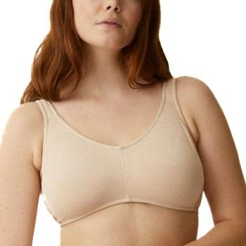 NATURANA BH Classics Cotton Soft Bra Beige bomull D 85 Dame