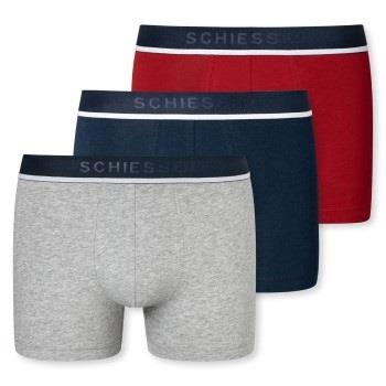 Schiesser 3P Organic Cotton Woven Boxer Brief Mixed bomull Medium Herr...