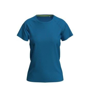 Stedman Active 140 Raglan For Women Blå polyester Medium Dame