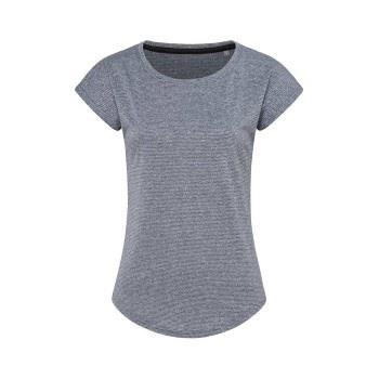 Stedman Recycled Women Sports T Move Blå polyester Small Dame