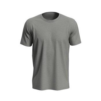 Stedman Unisex Lux T Gråmelerad bomull 3XL