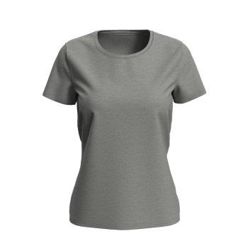 Stedman Women Lux T Gråmelerad bomull Medium Dame