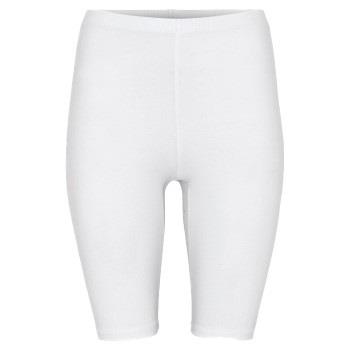 Decoy Mid-length Capri Leggings Hvit økologisk bomull Small Dame