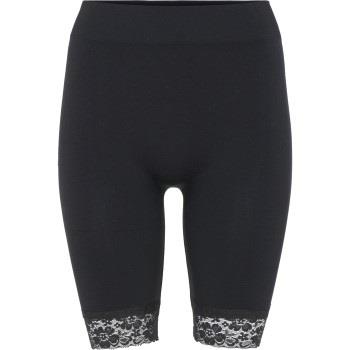 Decoy Long Shorts With Lace Svart X-Large Dame