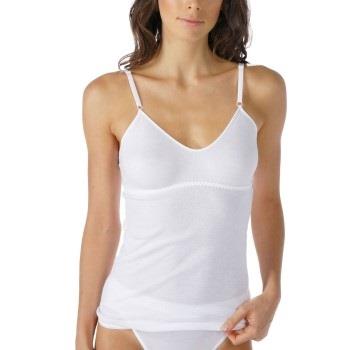 Mey Noblesse Bra Top Hvit bomull 42 Dame