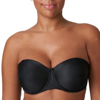 PrimaDonna BH Satin Non Padded Strapless Bra Svart E 85 Dame