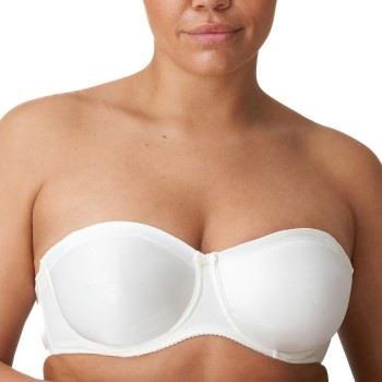 PrimaDonna BH Satin Non Padded Strapless Bra Benhvit C 75 Dame