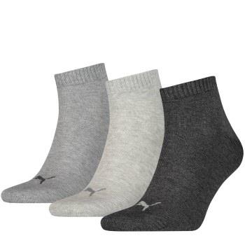 Puma Strømper 3P Quarter Socks Grå Str 47/49