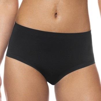 Mey Truser Illusion High-Cut Briefs Svart polyamid 44 Dame