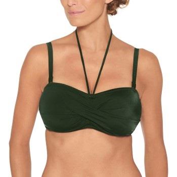 Wiki Basic Bandeau Bikini Top Mørkgrørnn  F 70 Dame