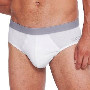 Sloggi 6P Men Go ABC 2 0 Brief Hvit bomull Medium Herre