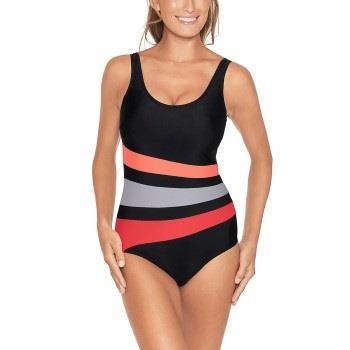 Wiki Swimsuit Bianca Classic Svart/Rosa 36 Dame