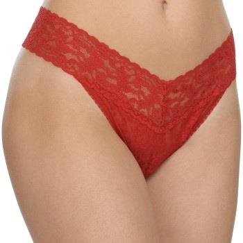 Hanky Panky Truser 2P Original Rise Thong Rød nylon One Size Dame