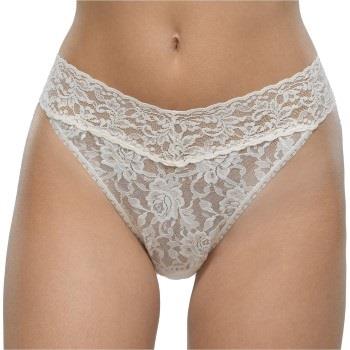 Hanky Panky Truser 2P Original Rise Thong Benhvit nylon One Size Dame